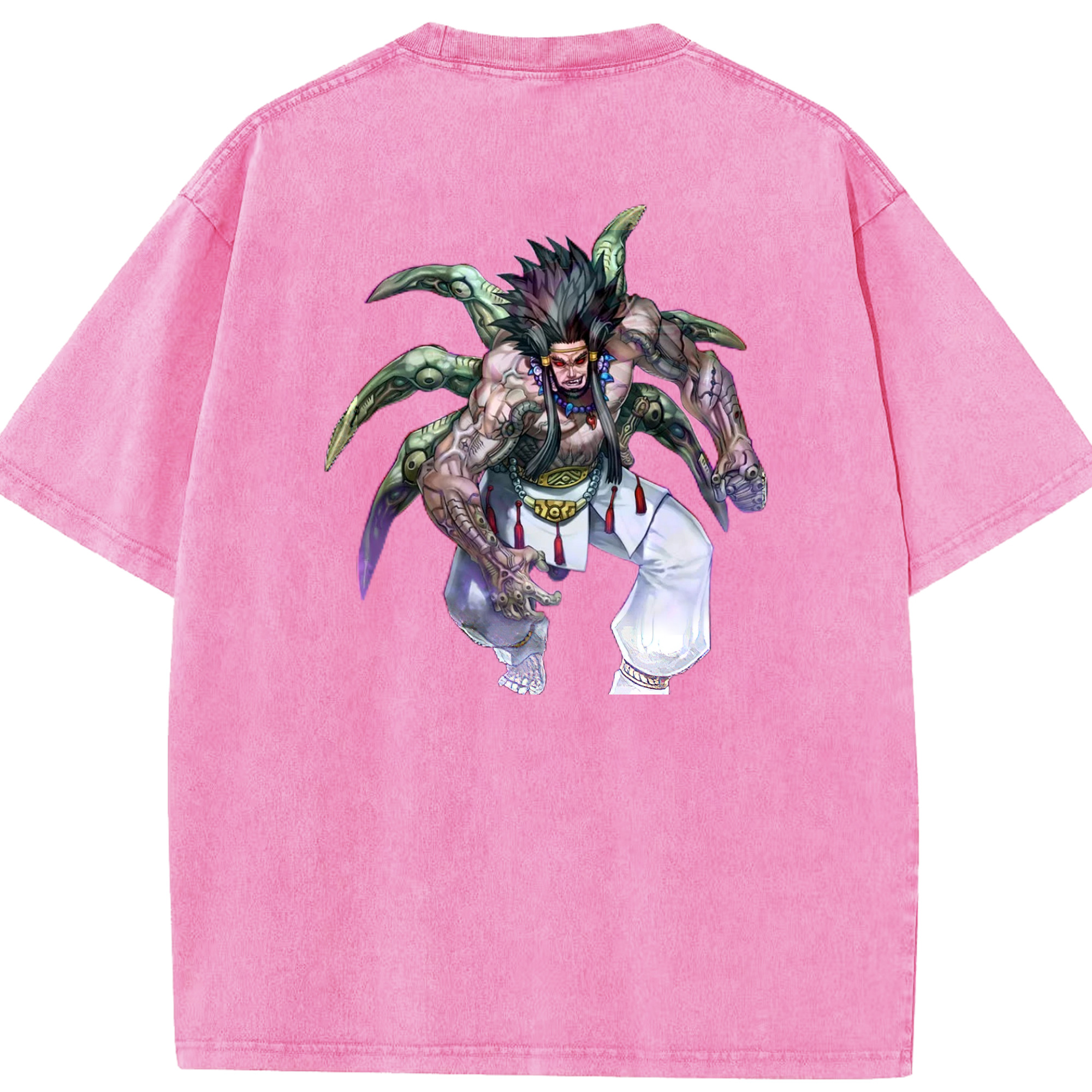 （画像用） 遊☆戯☆王 Yu-Gi-Oh! 綿100% ヴィンテージ風 半袖Tシャツ（背面プリント）